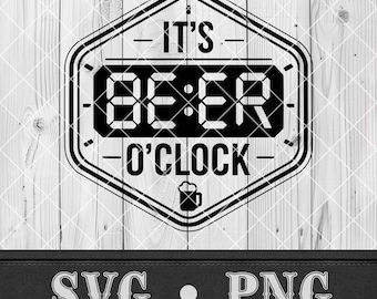 Divertente bere SVG per birra Oclock Png Arte umoristica per adulti per cartello bar SVG File tagliato al laser per incisione Toppa per cappello SVG Divertente birra Png