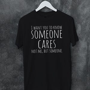 Someone Cares Hoodie – Funny Sarcastic Pullover, Witty Statement Sweatshirt, Humorous Joke Top, Unisex Gag Gift Clothing