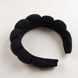 Padded Velvet Headband: Twisted Knot Hair Accessory - Etsy display picture 3