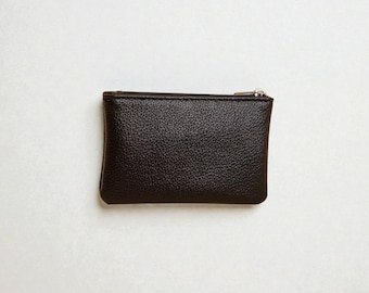 Cartera pequeña para mujer / Tarjetero con cremallera / Monedero compacto y llavero / Cartera corta para uso diario