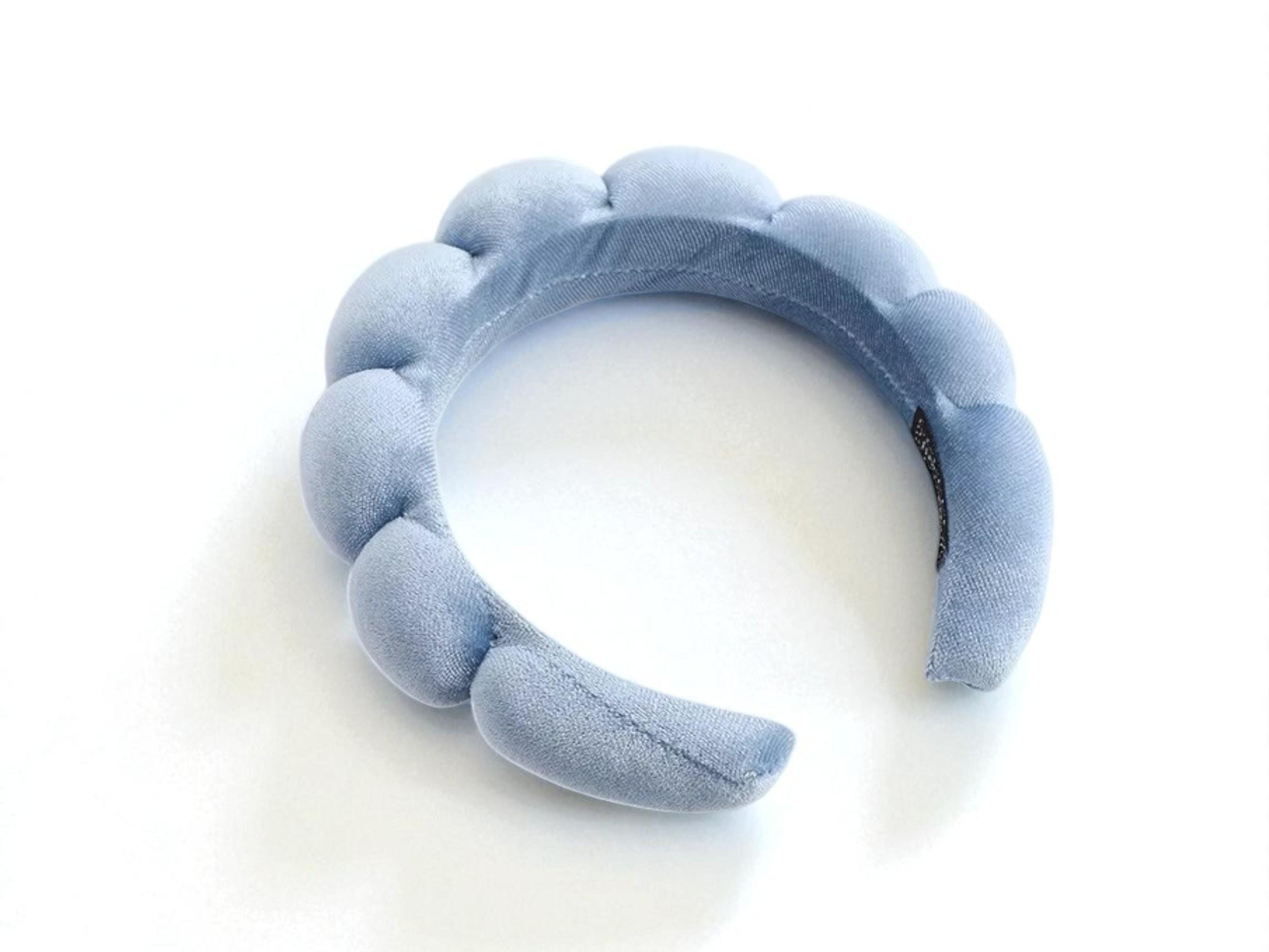 NEW Velvet Blue Padded Headband Cloud Twisted Y2K Viral Gifts 71gpVFLolVL.jpg main image 3