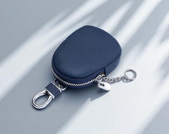 Coin Purse with Key Ring | Zippered Mini Wallet