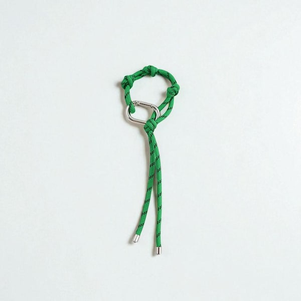 Braided Nylon Rope Lanyard Keychain: Anti-Lost Keyring
