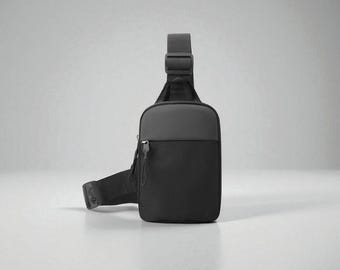 Canvas Crossbody Sling Bag: Men's Travel Chest Pack