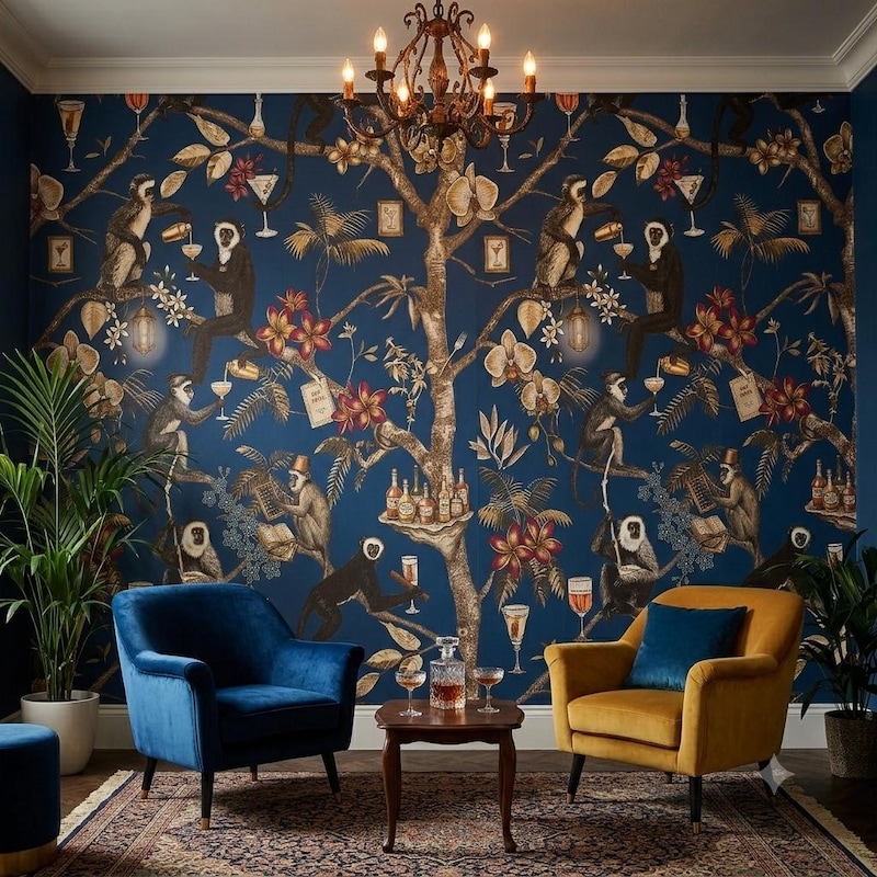 Rococo Wallpaper - Etsy