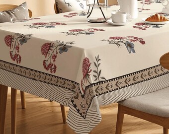 Sicilia Tablecloth – Sunday Garden Cover Flower Printed Tablecloth