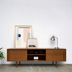 Kasse Credenza / Media Console 75 Solid Cherry Teak Finish IN STOCK image 2