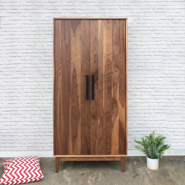Mid Century Armoire Etsy