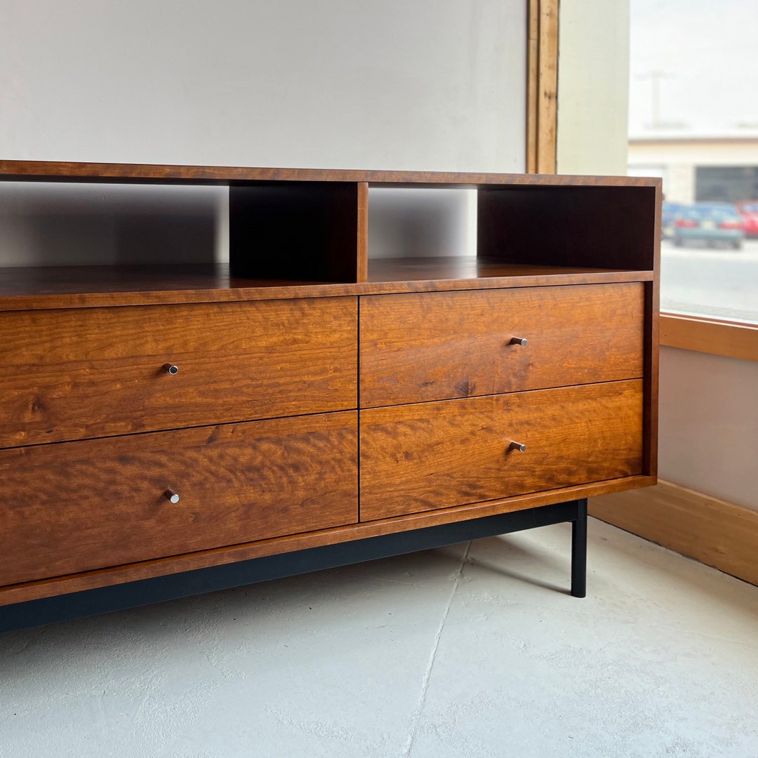 Credenza #104 - Dresser - Solid Cherry - Antique Cherry Finish - Etsy