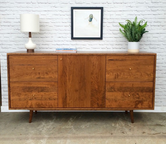 Long Island Cabinet With File Drawers Dresser Credenza Etsy