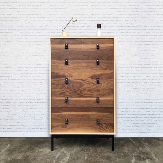 solid wood tall boy dresser