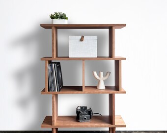 Oxelaand Multilevel Bookcase - Cherry