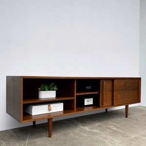 Kasse Credenza / Media Console 75 Solid Cherry Teak Finish IN STOCK image 3