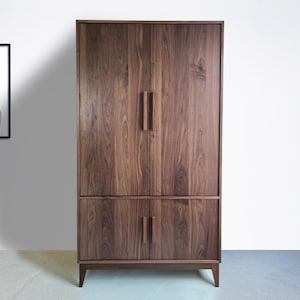 Dumont Armoire - Solid Walnut