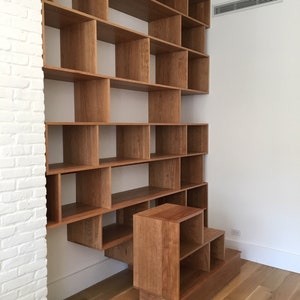 Custom Made Wall Bookcase