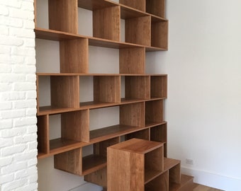 Custom Made Wall Bookcase