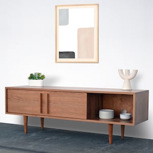 Kasse Media Console Solid Cherry 60 IN STOCK No Brass