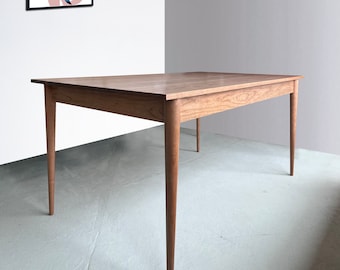 Cherry Dining Room Table - The Watson Table - Mid Century Modern Inspired