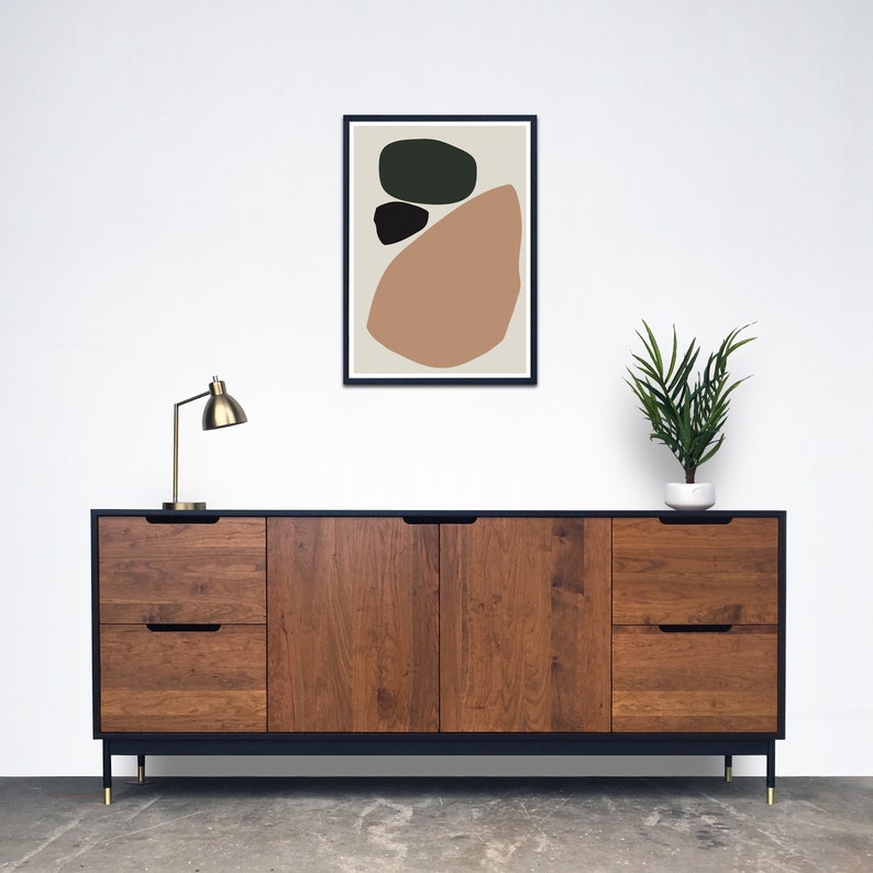 Long Island File Cabinet Credenza Solid Cherry Etsy