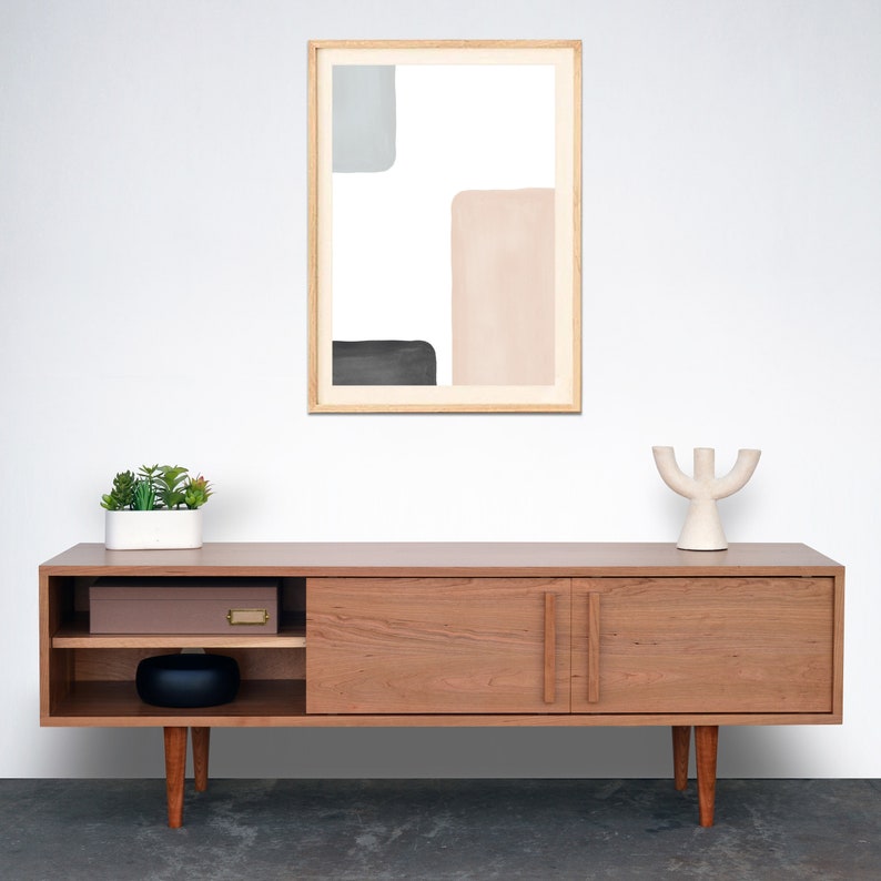 Kasse Media Console Solid Cherry 60 IN STOCK image 3