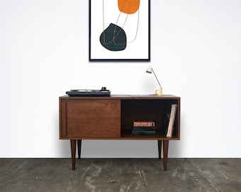 Whitewater Media Console - Solid Cherry - Teak Finish - 45&quot; -  In Stock!!!