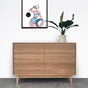 Dumont Dresser - Solid White Oak - Mid Century Modern Inspired - In Stock!