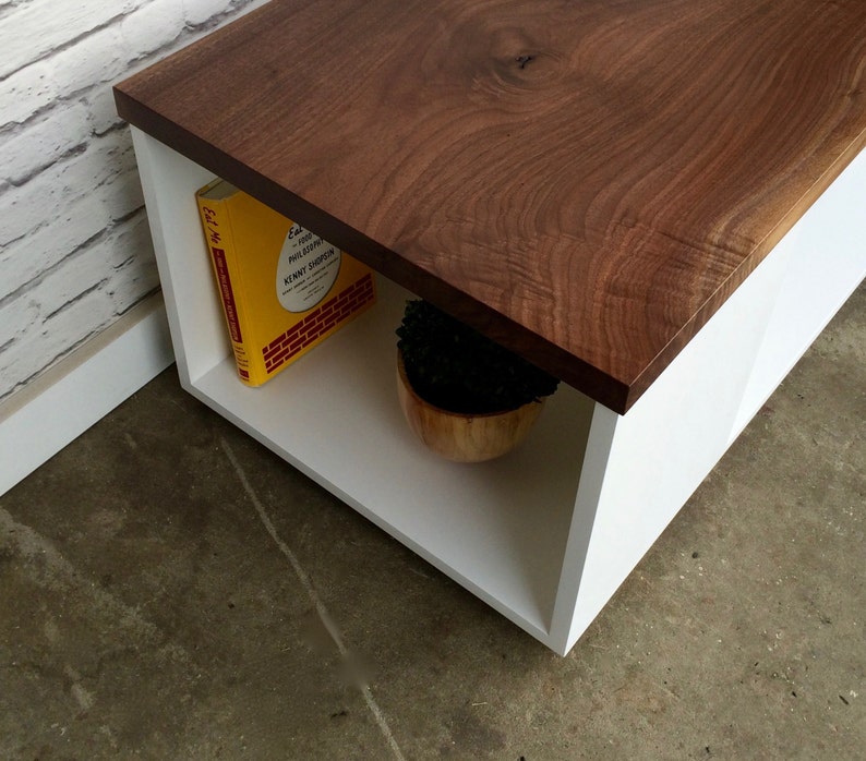 Strickland Coffee Table Single Slab Walnut image 4