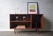 Cordial Credenza / Media cabinet in Cherry - Teak Stain - Mid Century Modern Inspired 