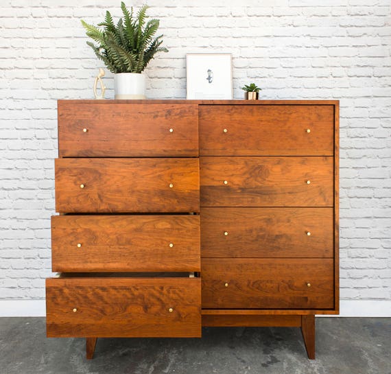 Antique cherry wood dresser deals