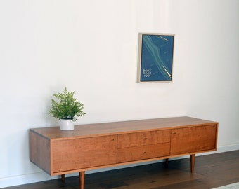 Rochdale Credenza / Media Stand 72" - Solid Cherry - Clear Finish