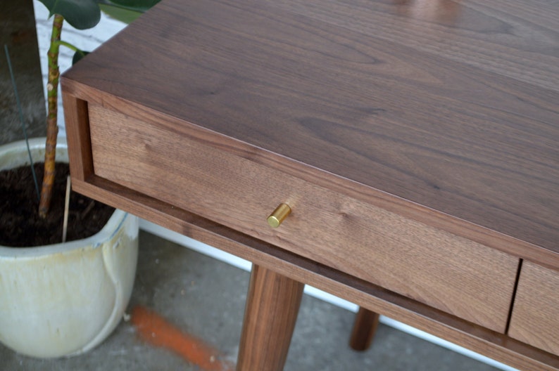 Bloom Desk / Console Table in Solid Walnut image 3