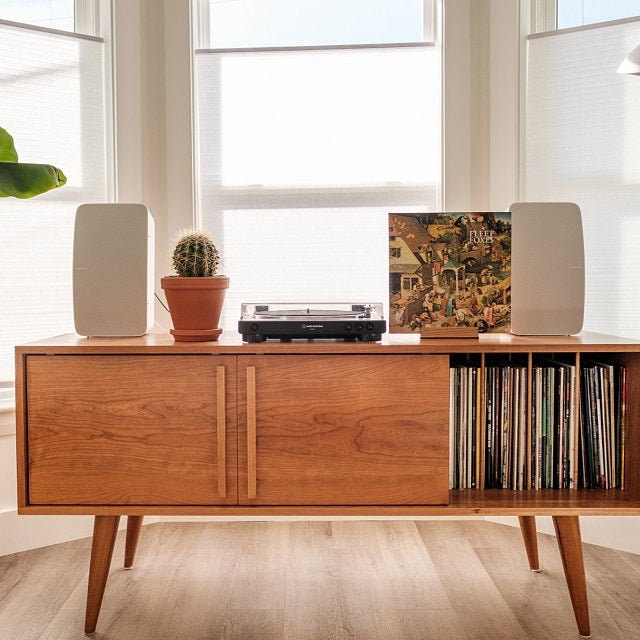 Kasse Credenza / TV Stand - Solid Cherry - 12" Legs - IN STOCK!!!