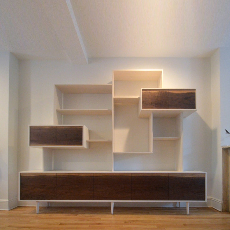 Custom Made Wall Bookcase image 1