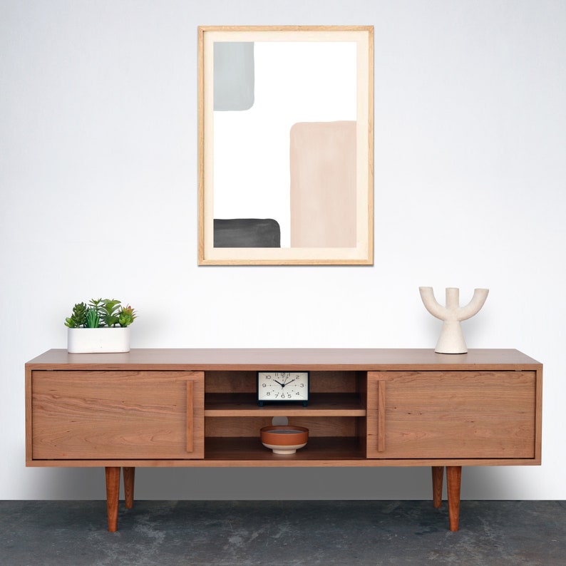 Kasse Media Console Solid Cherry 60 IN STOCK image 2