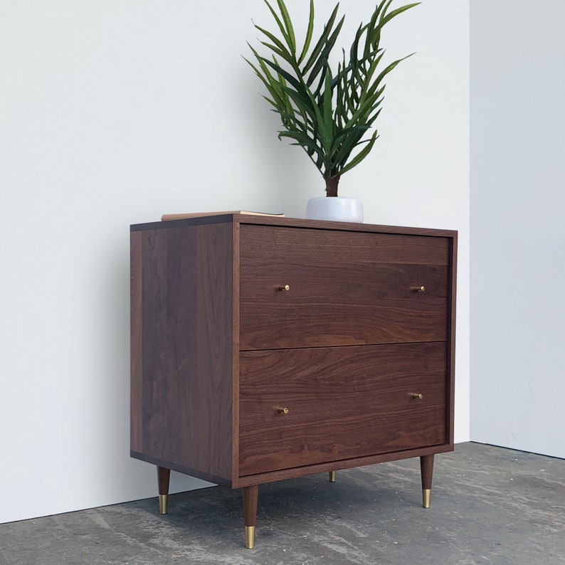 File Cabinet Mid Century Modern Inspired image 2