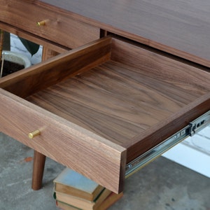 Bloom Desk / Console Table in Solid Walnut image 5