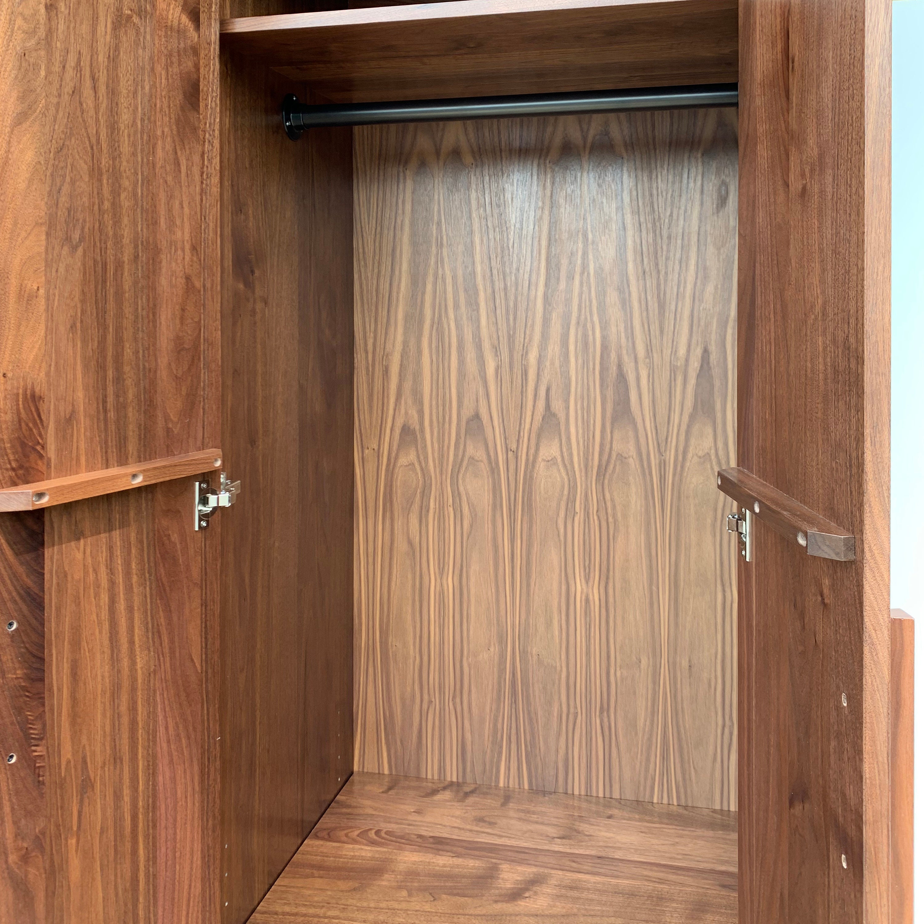 Dumont Armoire - Solid Walnut - Mid Century Modern Inspired Dumont Armoire - Solid Walnut - Mid Century Modern Inspired