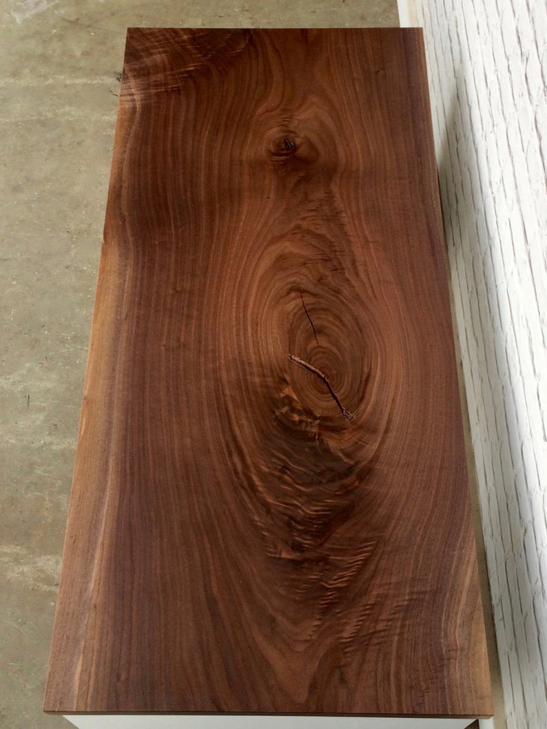 Strickland Coffee Table Single Slab Walnut image 5