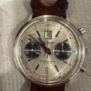 Vintage LeJour Panda Chronograph recently serviced