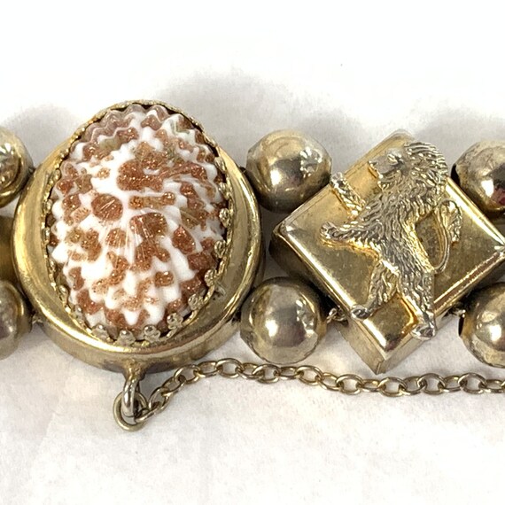 Victorian Revival Watch Slide Bracelet Murano Wed… - image 6