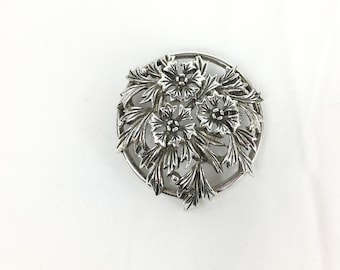 Judy Lee Flower Brooch and Pendant Vintage Costume Jewelry Rare Beauty