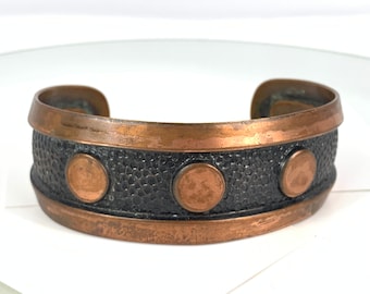 Bell Trading Post Solid Copper Wide Unisex Cuff Bracelet