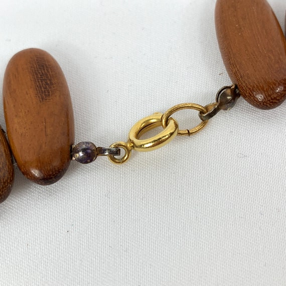 Rare Wood Necklace, Costa Rica, Rare Beauty Vinta… - image 8