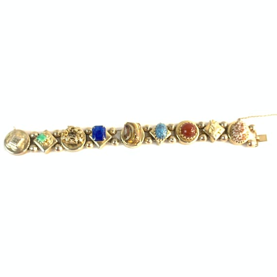 Victorian Revival Watch Slide Bracelet Murano Wed… - image 10