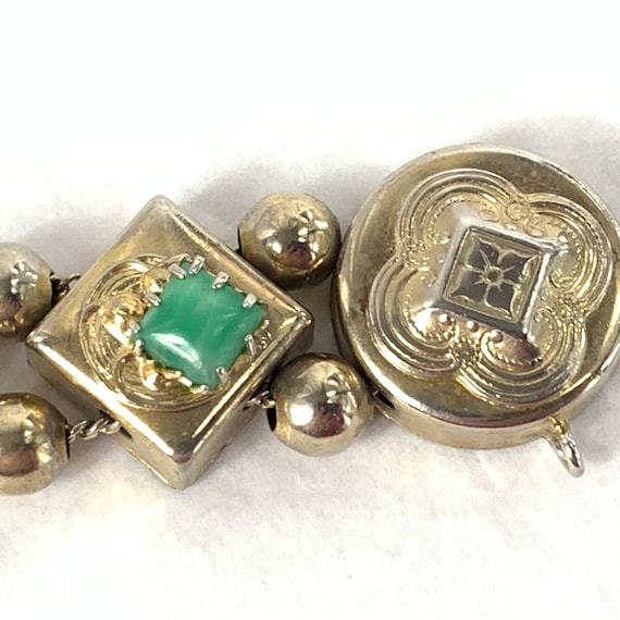 Victorian Revival Watch Slide Bracelet Murano Wed… - image 7