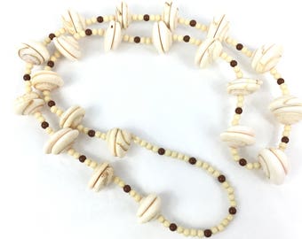 Hawaiian Puka Shell Necklace, Beach Wedding, Shell Lei