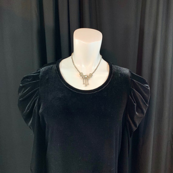 Bogoff Drippy Rhinestone Regency Necklace - image 2