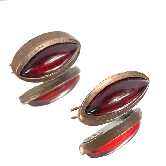 Cecile et Jeanne Paris Earrings, Vintage French J… - image 1