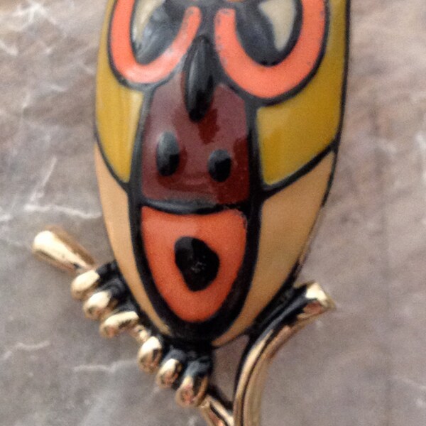 Vintage Eisenberg Jewelry Pablo Picasso Owl Brooch Jewelry Artist Series