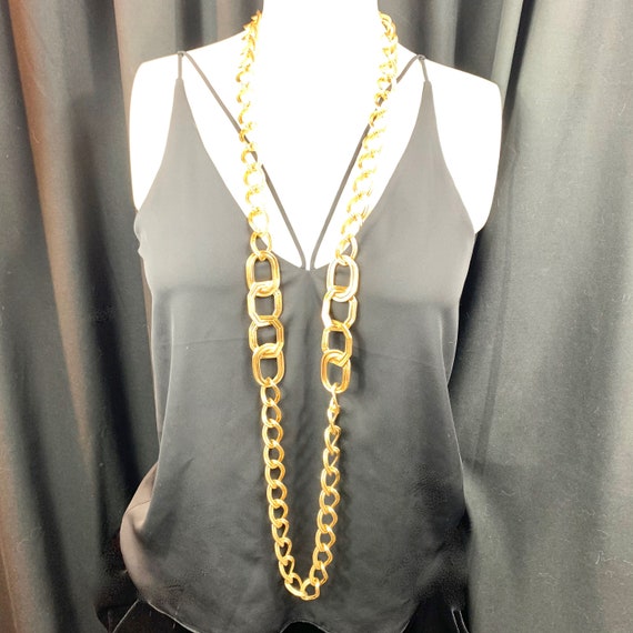 Rare Yves Saint Laurent YSL Golden Chain - image 6